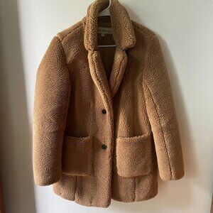 Camel Teddy Coat